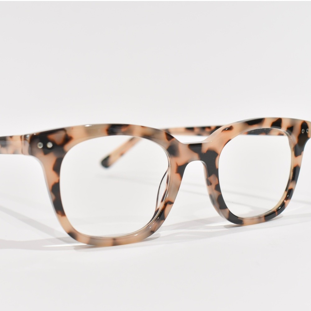 Eyebuy Direct ROMY Tortoise Prescription Glasses Frames 49-22-150 C4 Ivory Brown